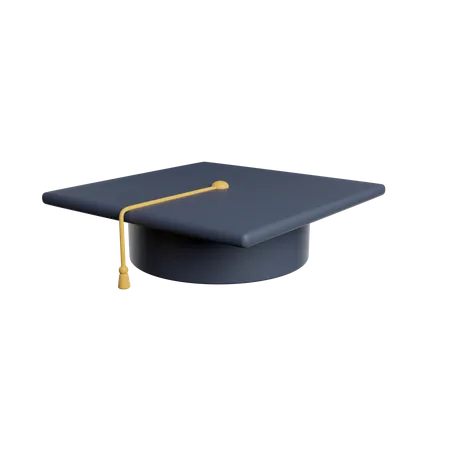 Graduation Hat  3D Illustration