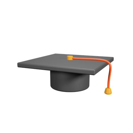 Graduation Hat  3D Illustration