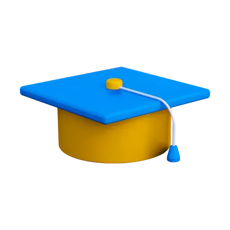 Graduation Hat 3D Illustration