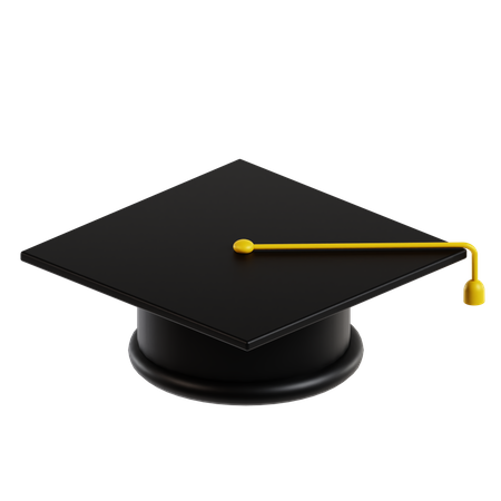 Graduation Hat 3D Icon