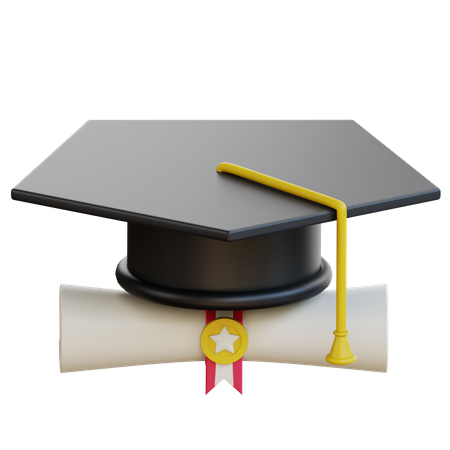 1,867 Graduation Hat And Certificate 3D Illustrations - Free in PNG ...