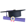 3d for hat and degree
