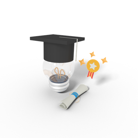 Graduation idea  3D Icon