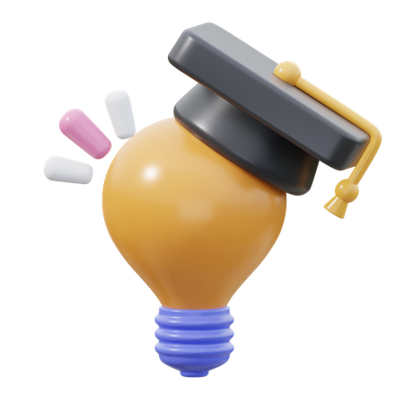 Graduation Idea  3D Icon