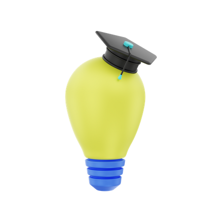 Graduation Idea  3D Illustration