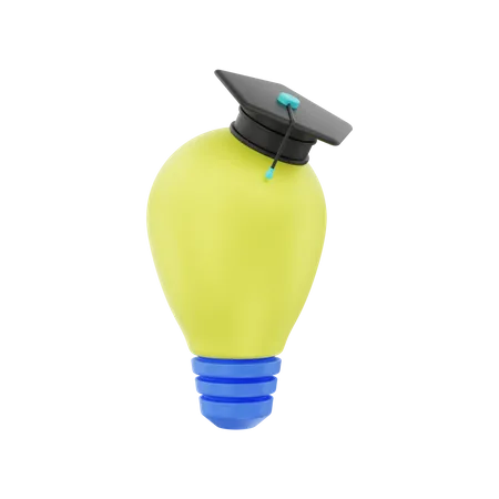 Graduation Idea  3D Illustration