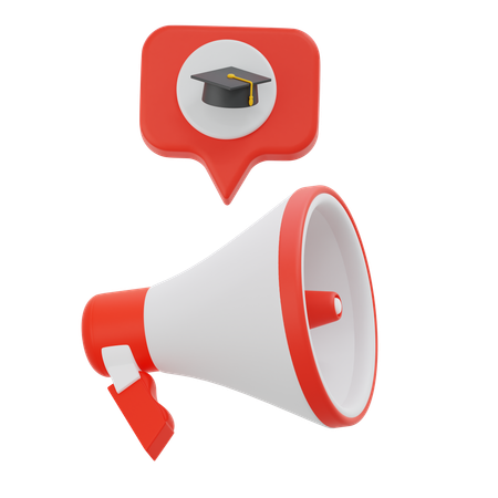 Graduation Information  3D Icon