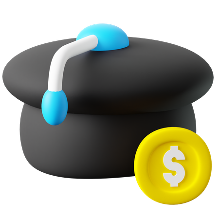 Graduation Loan  3D Icon