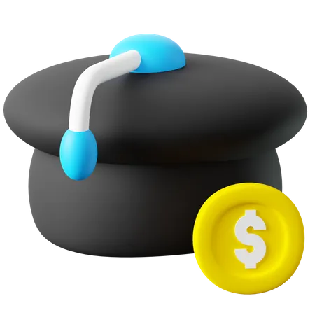 Graduation Loan  3D Icon