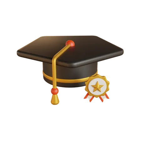 Graduation Medal  3D Icon