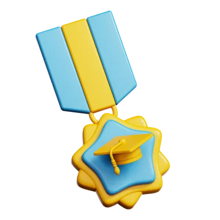 Graduation Medal  3D Icon
