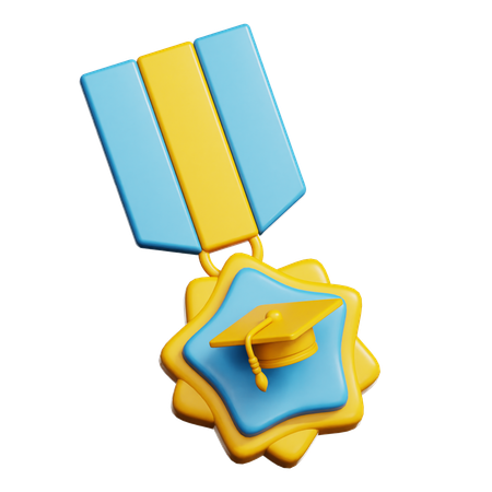 Graduation Medal  3D Icon