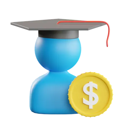 Graduation Money  3D Icon