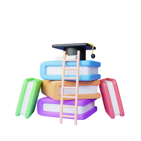 Graduation Path  3D Icon