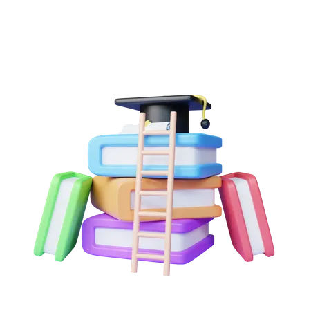 Graduation Path  3D Icon