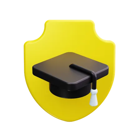 Graduation Safety  3D Icon