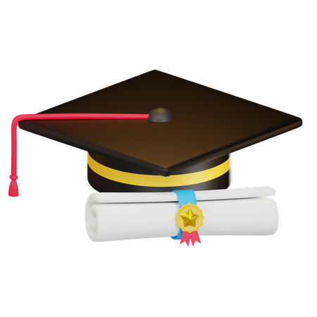 Graduation Scroll  3D Icon