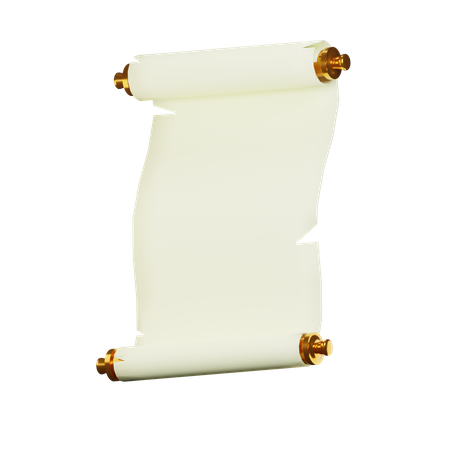 Graduation Scroll Certificate  3D Illustration