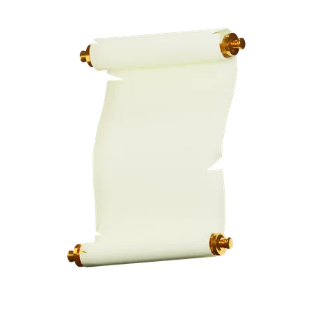 Graduation Scroll Certificate  3D Illustration