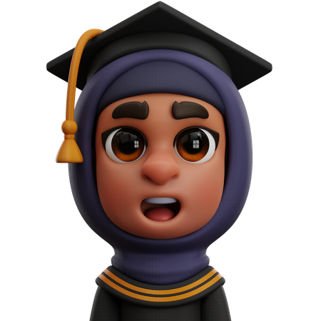 Graduate Student 3D Icon