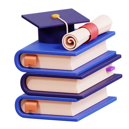 Graduation Study  3D Icon