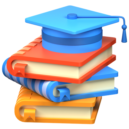 Graduation Study  3D Icon