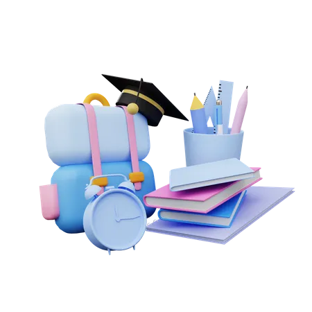 Graduation study  3D Illustration