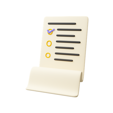 Graduation test  3D Icon
