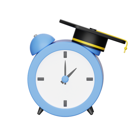 Graduation Time  3D Icon