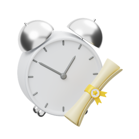 Graduation Time  3D Icon