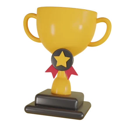 Graduation Trophy  3D Icon