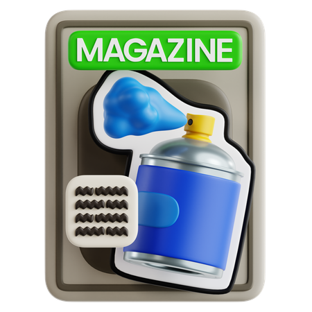 Graffiti Magazine  3D Icon