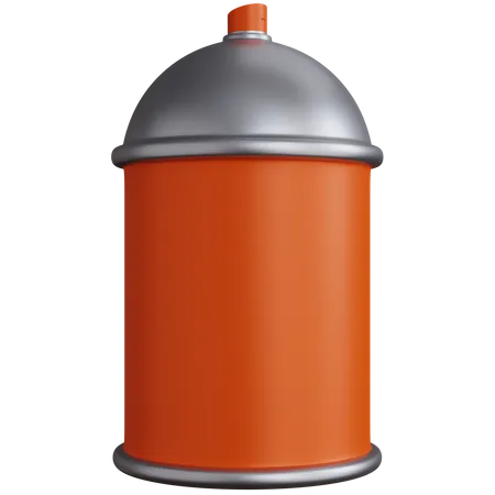 3 D Rendering Spray Bottle Paint Isolated 3D Icon