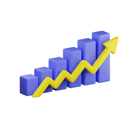 Gráfico gráfico  3D Illustration