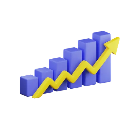 Gráfico gráfico  3D Illustration