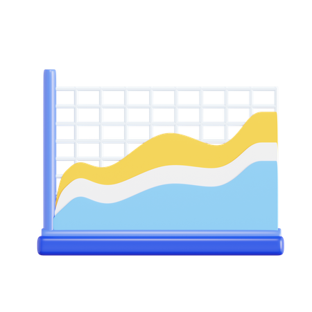 Gráfico de análisis  3D Icon