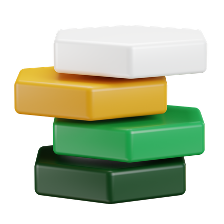 Gráfico circular  3D Icon