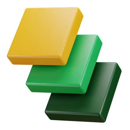 Gráfico circular  3D Icon
