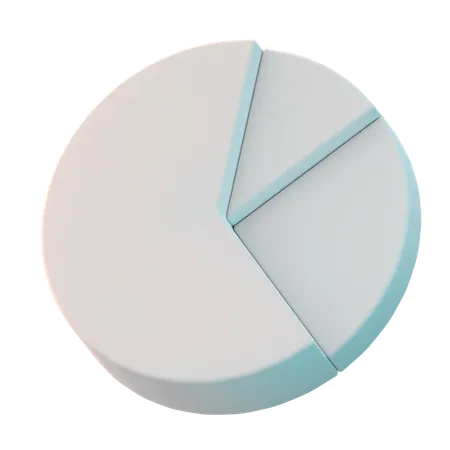 Gráfico circular  3D Icon