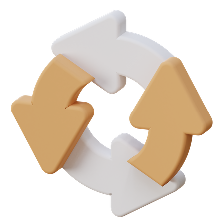Gráfico circular  3D Icon