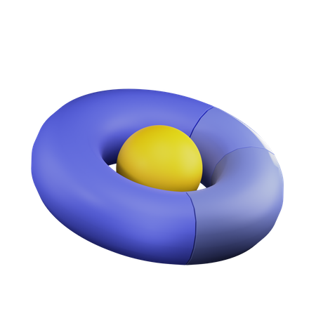 Gráfico circular  3D Illustration