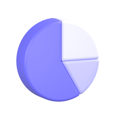 Gráfico circular  3D Icon