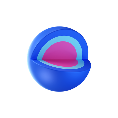 Gráfico circular  3D Icon