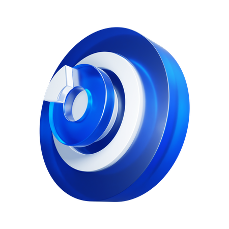 Gráfico circular  3D Icon