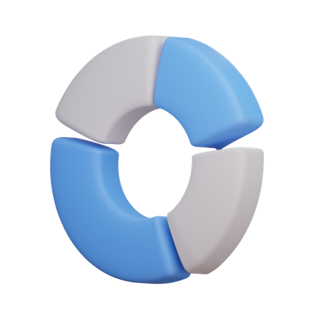 Gráfico circular2  3D Icon