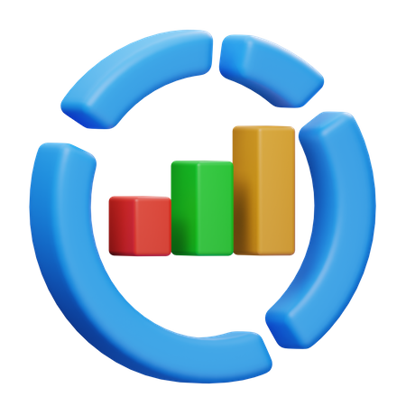 Gráfico Circular  3D Icon