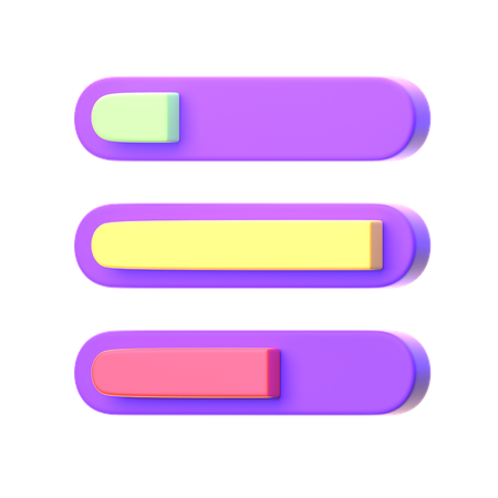 Gráfico com marcadores  3D Icon