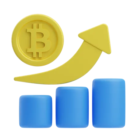 Gráfico criptográfico  3D Icon