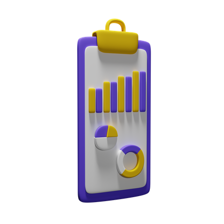 Gráfico de análise  3D Icon