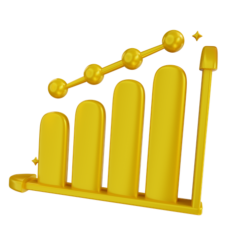 Gráfico de análise  3D Icon